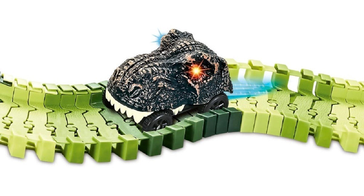 Pista Dinossauro De Carrinho Track Maluca 46 Peças - Dm Toys Pista Dinossauro De Carrinho Track Maluca 46 Peças - Dm Toys